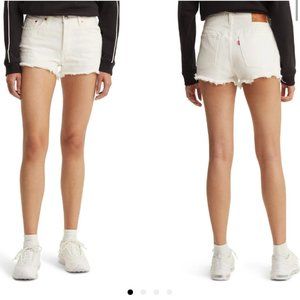 Levi's 501 Cutoff Shorts (Pearly White) Size 28